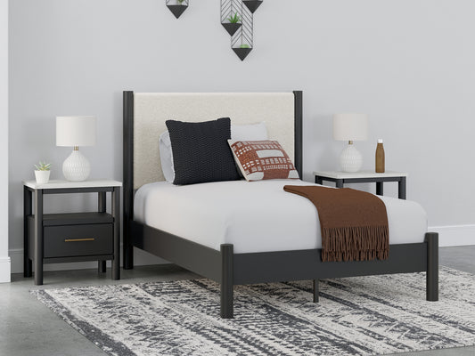 Cadmori Upholstered Panel Bed