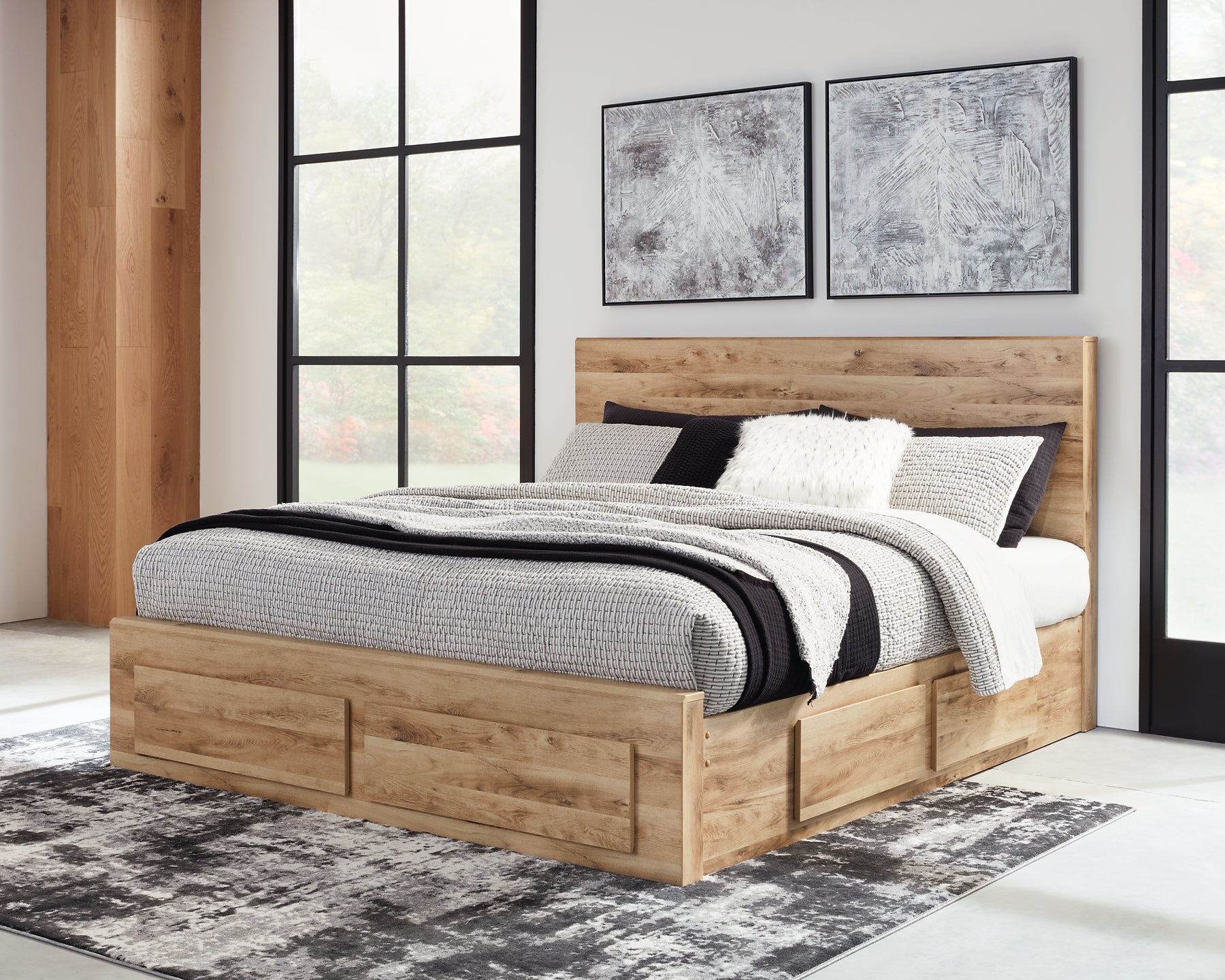 Hyanna Panel Storage Bed With 1 Under Bed Storage Drawer – Sleep