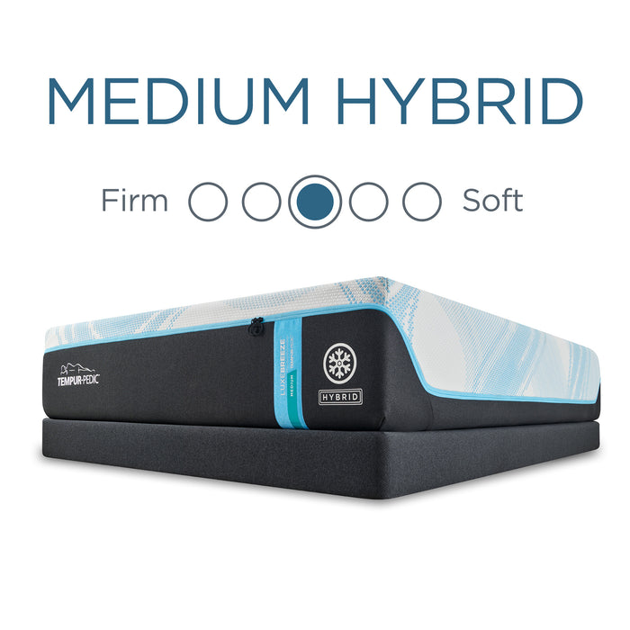 Tempur-Pedic LuxeBreeze Medium Hybrid
