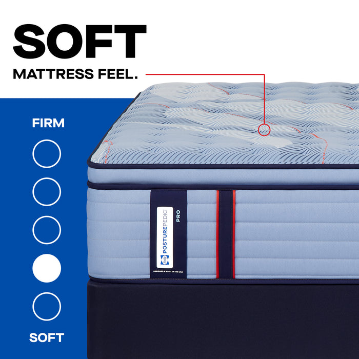 Sealy Posturepedic Pro Dupont II Euro Pillowtop Soft