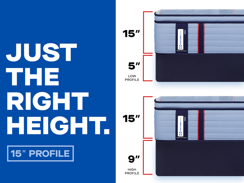 Sealy Posturepedic Pro Dupont II Euro Pillowtop Soft