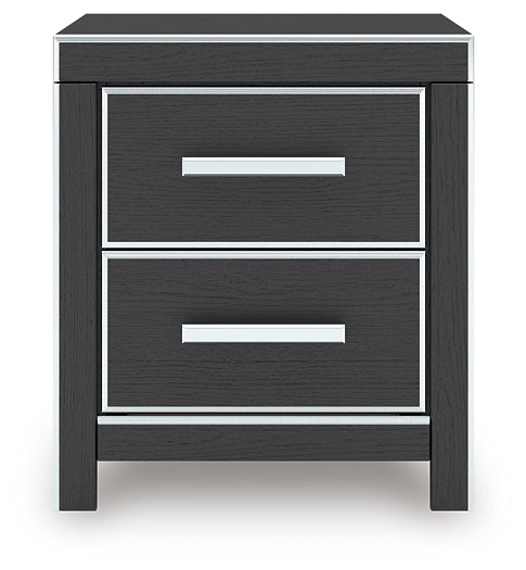 Zuraleus Two Drawer Night Stand