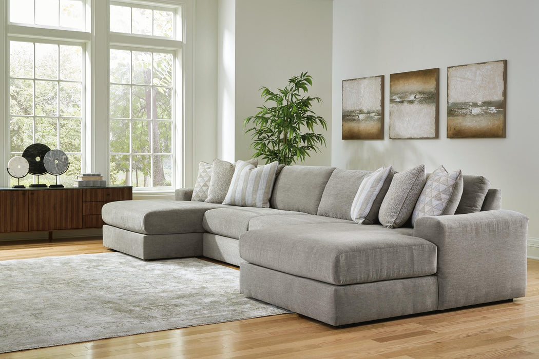 Avaliyah 4-Piece Double Chaise Sectional