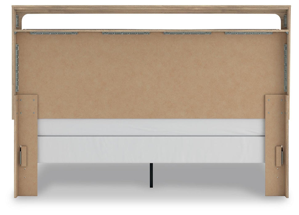 Kinlanni King Upholstered Panel Bed