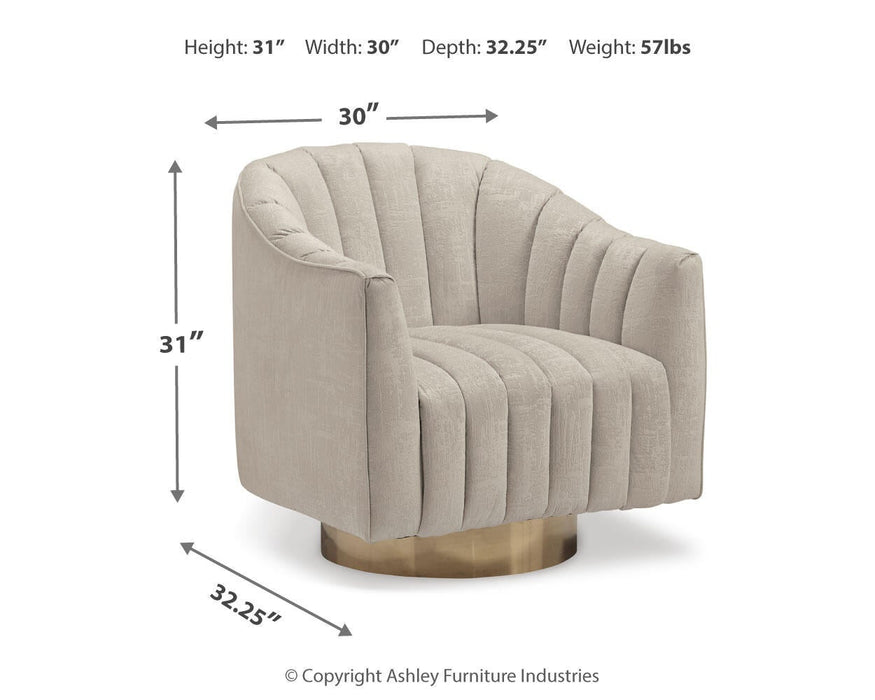 Penzlin Swivel Accent Chair