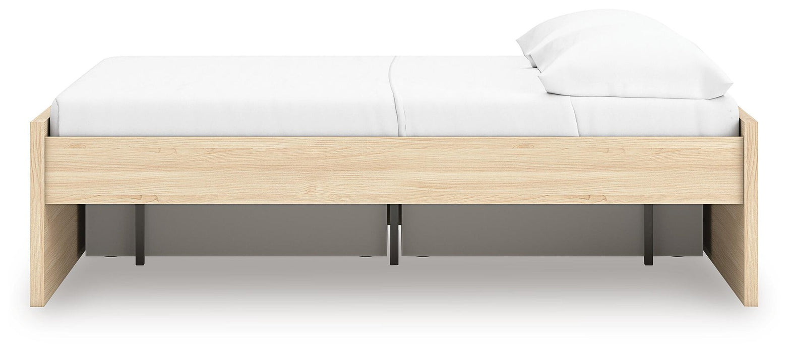 Onita Full Platform Bed with 1 Side Storage