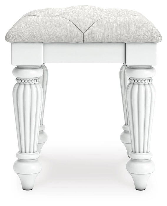 Kozlani Vanity Upholstered Stool