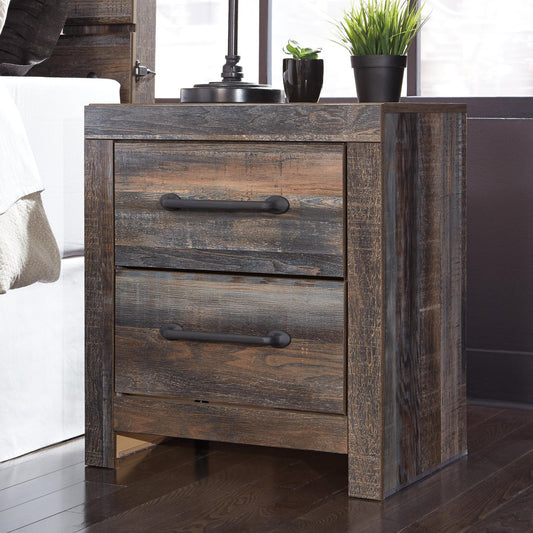 Drystan Two Drawer Night Stand