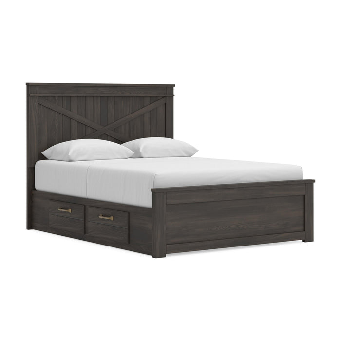 Vonitta Bay Queen Panel Bed with Storage