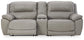 Dunleith 3-Piece Power Reclining Sectional Loveseat with Console